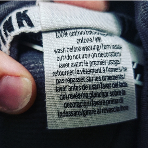 Pink VS Crop Sweatshirt - Picture 6 of 6